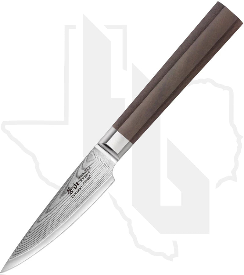 Cangshan Cutlery Maya Series 3.5 in. Paring Knife 501967 - African Blackwood