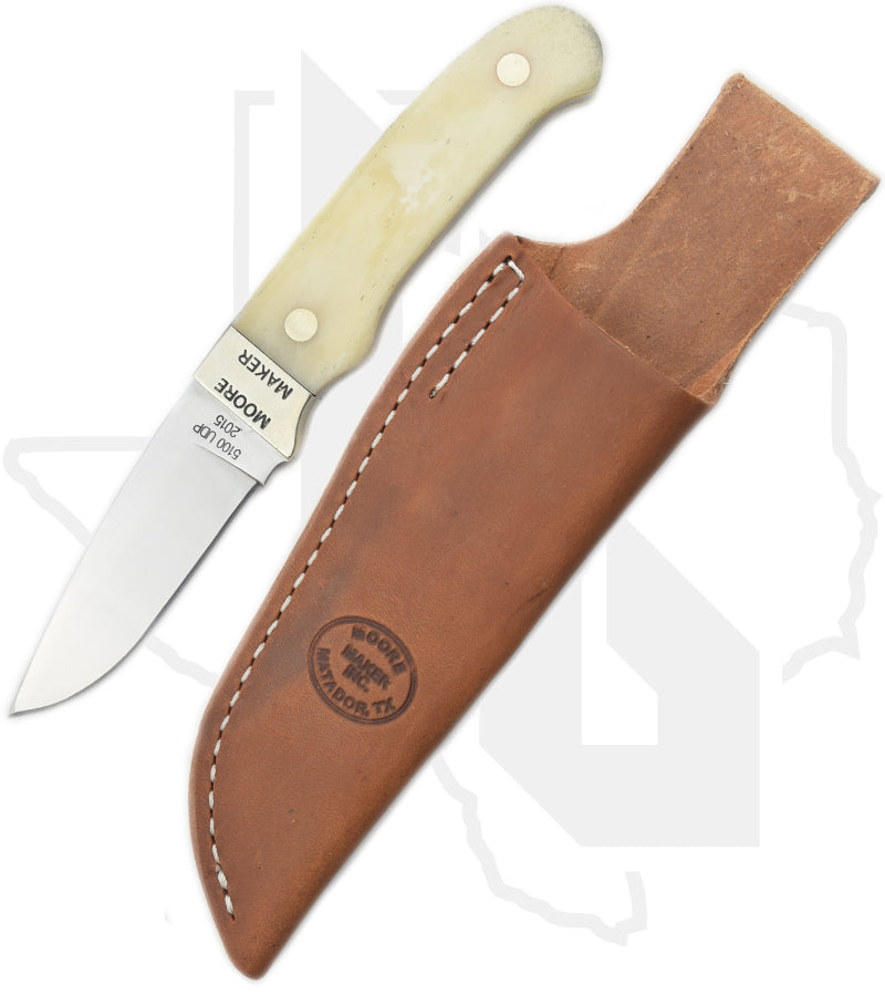 Moore Maker Drop Point Hunter 5100UDP - White Bone