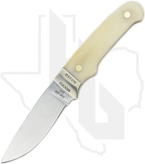 Moore Maker Drop Point Hunter 5101UDP - White Bone