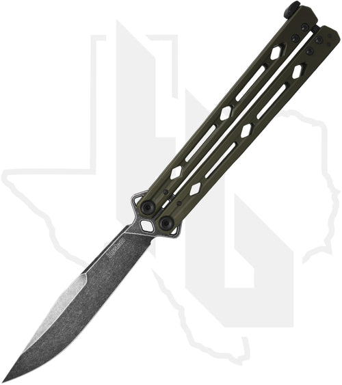 Kershaw Lucha 5150ODBW - OD Green Stainless Steel, Blackwashed