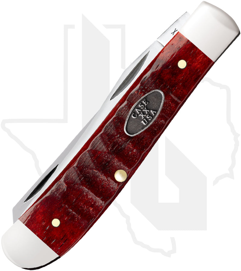 W.R. Case Mini Trapper 51541 - Old Red Bone, Gator Jig (6207 SS)