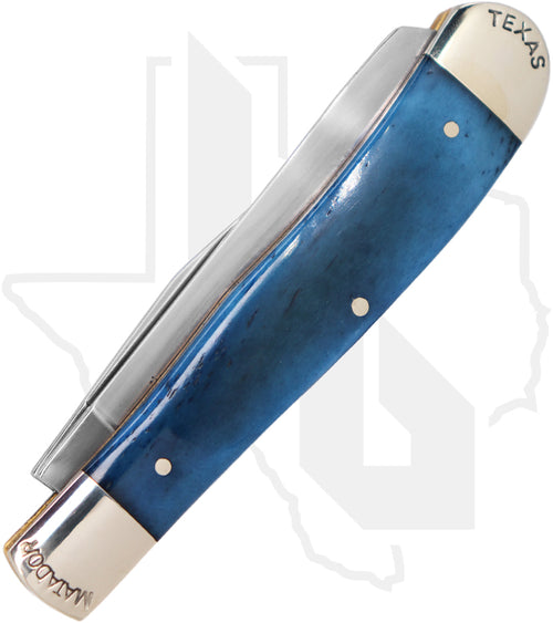 Moore Maker Trapper 5202LAW - Blue Bone, Silver Star Badge Inlay