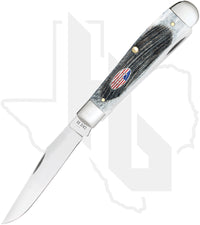 W.R. Case Trapper 53060 - Gray Bone, Sawcut Jig (6254 SS)