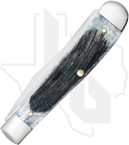 W.R. Case Trapper 53060 - Gray Bone, Sawcut Jig (6254 SS)