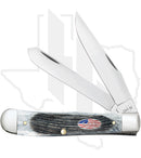 W.R. Case Trapper 53060 - Gray Bone, Sawcut Jig (6254 SS)
