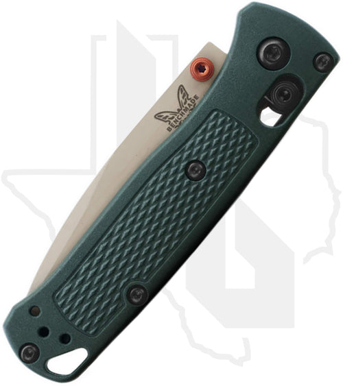 Benchmade Blue Class Mini Bugout 533TN-2601 - Taiga Green Grivory, Tan Cerakote