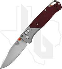 Benchmade Blue Class Bugout 535-09 - Aluminum, Redstone Richlite