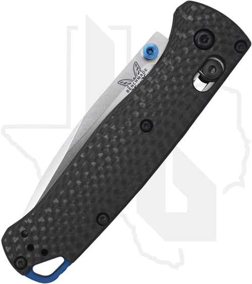 Benchmade Blue Class Bugout 535-3 - Carbon Fiber, Blue