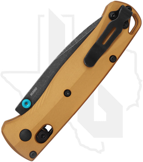Benchmade Blue Class Bugout 535BK-07 - Burnt Brass Aluminum