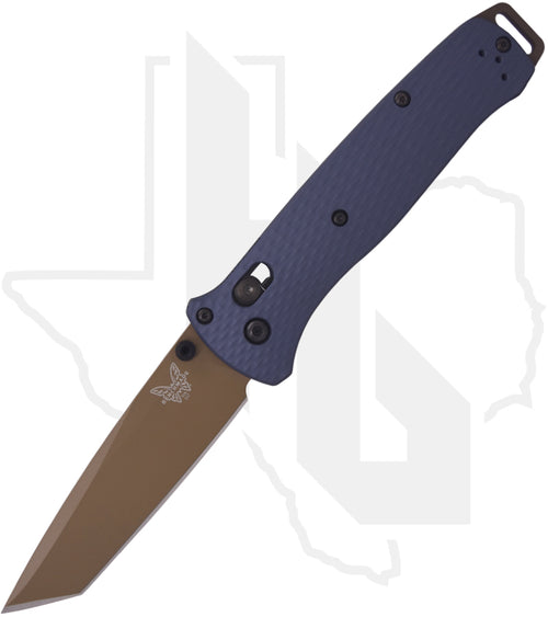 Benchmade Black Class Bailout 537FE-02 - Crater Blue, Aluminum
