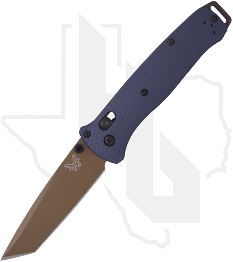 Benchmade Black Class Bailout 537FE-02 - Crater Blue, Aluminum