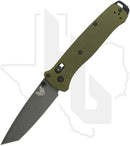 Benchmade Black Class Bailout 537GY-1 - Woodland Green Aluminum