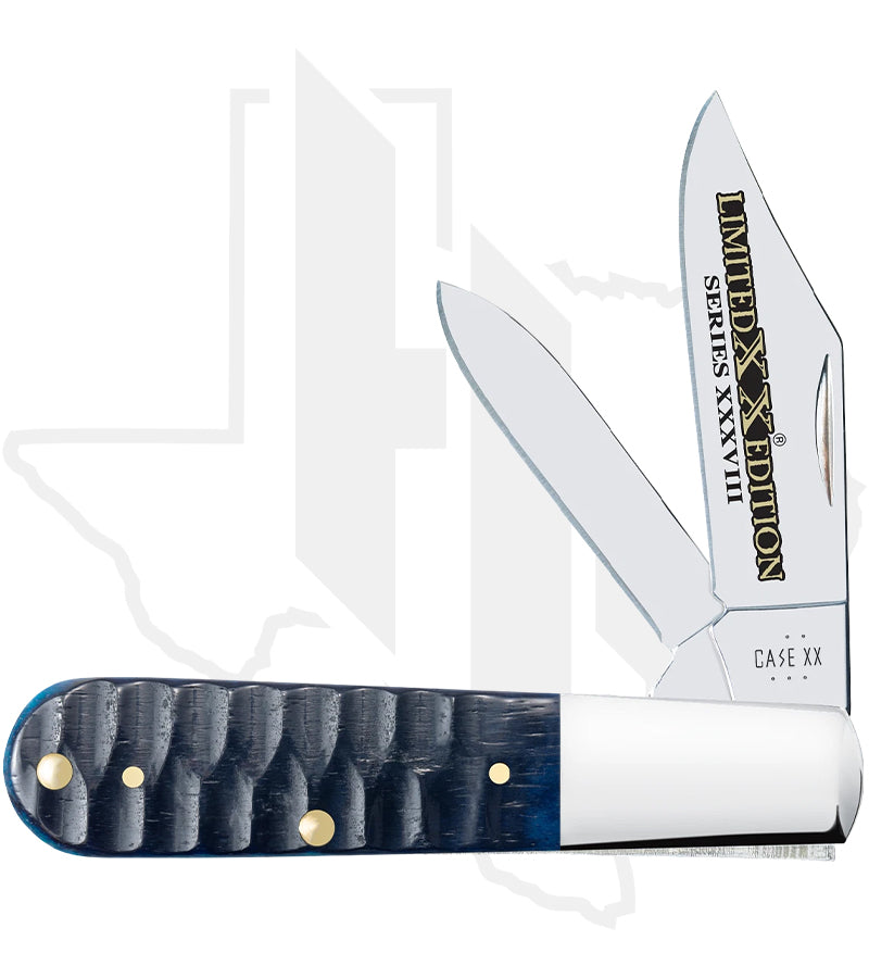W.R. Case Barlow 53981 - Limited XX Edition XXXVIII, Ocean Blue Bone, Gator Jig (62009 1/2 SS)