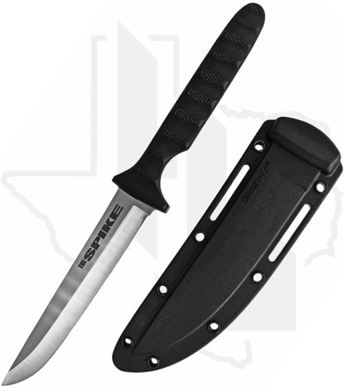 Cold Steel Drop Point Spike 53NCC - Black Griv-Ex, Satin