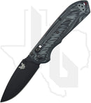 Benchmade Blue Class Freek 560BK-1 - Black/Gray/Red G-10, Black Cerakote
