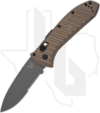Benchmade Black Class Auto Presidio II 5700SGY-1 - Aluminum, Tan