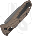 Benchmade Black Class Auto Presidio II 5700SGY-1 - Aluminum, Tan