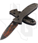 Benchmade Black Class Presidio II 570CAMO-2601 - OD Green Micarta, Camo Cerakote
