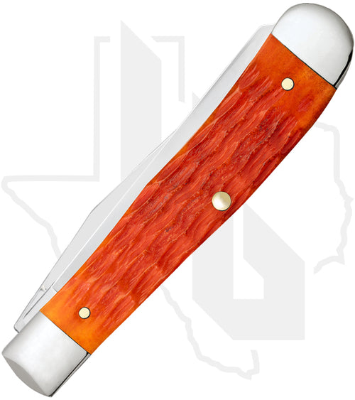 W.R. Case Trapper 57530 - Tequila Sunrise Bone, Crandall Jig (6254 SS)
