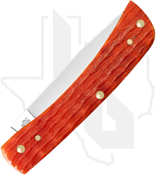 W.R. Case Sod Buster Jr 57533 - Tequila Sunrise Bone, Crandall Jig (6137 SS)