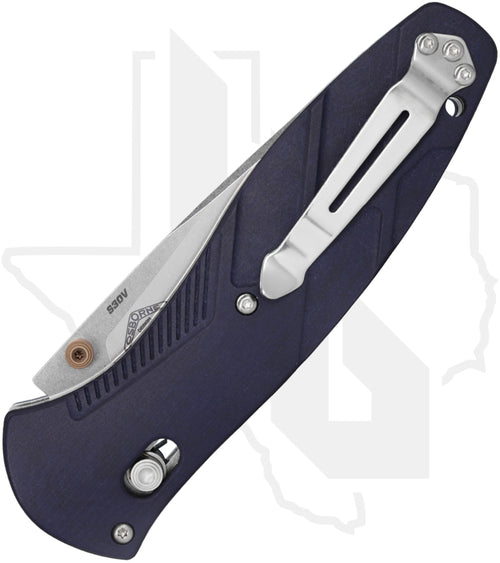 Benchmade Blue Class Barrage 581-03 - Blue Canyon Richlite