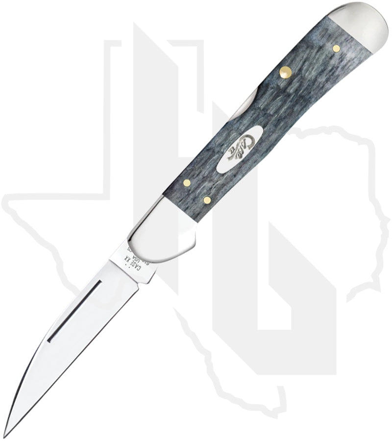 W.R. Case CopperLock 58424 - Pocket Worn, Gray Bone, Crandall Jig (61549WL CS)