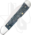 W.R. Case CopperLock 58424 - Pocket Worn, Gray Bone, Crandall Jig (61549WL CS)