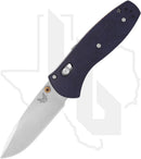 Benchmade Blue Class Mini Barrage 585-03 - Blue Canyon Richlite, Satin