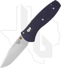 Benchmade Blue Class Mini Barrage 585-03 - Blue Canyon Richlite, Satin