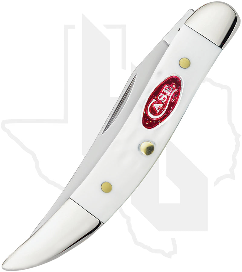 W.R. Case Small Texas Toothpick 60180 - White Synthetic, Standard Jig (610096 SS)
