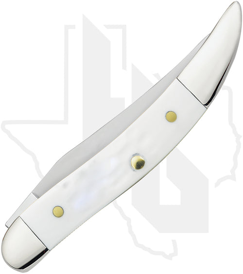 W.R. Case Small Texas Toothpick 60180 - White Synthetic, Standard Jig (610096 SS)