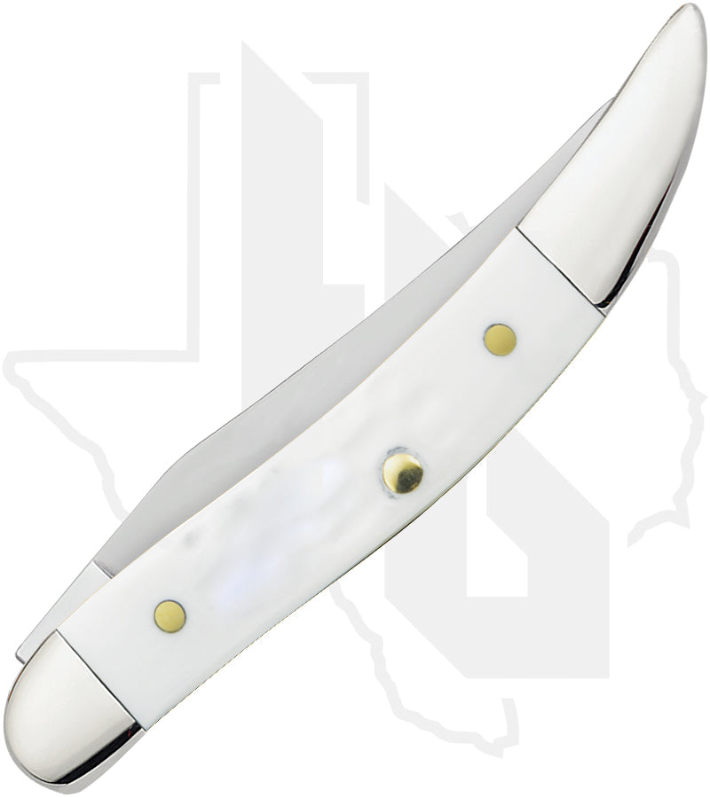 W.R. Case Small Texas Toothpick 60180 - White Synthetic, Standard Jig (610096 SS)