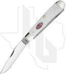 W.R. Case Trapper 60182 - White Synthetic, Jigged (6254 SS)