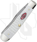 W.R. Case Trapper 60182 - White Synthetic, Jigged (6254 SS)