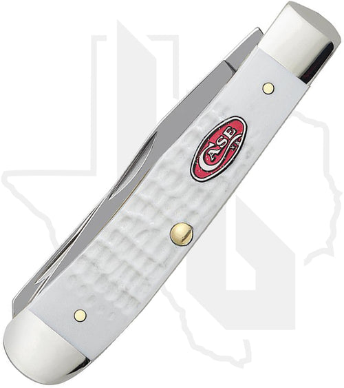 W.R. Case Trapper 60182 - White Synthetic, Jigged (6254 SS)