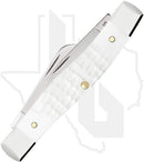 W.R. Case Medium Stockman 60184 - White Synthetic, Standard Jig (63032 SS)