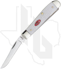 W.R. Case Mini Trapper 60186 - White Synthetic, Jigged (6207 SS)