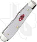 W.R. Case Mini Trapper 60186 - White Synthetic, Jigged (6207 SS)