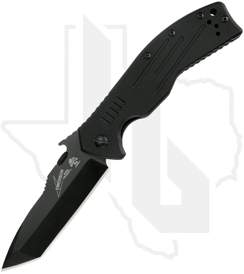 Kershaw CQC-8K Emerson 6044TBLK - Black G-10, Black Oxide
