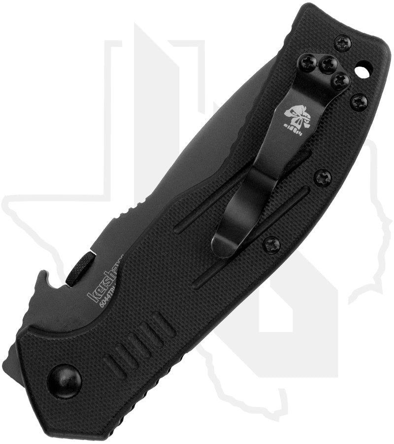 Kershaw CQC-8K Emerson 6044TBLK - Black G-10, Black Oxide