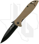 Kershaw CQC-4K Emerson 6054BRNBLK - Brown G-10, Stainless Steel, Black Oxide