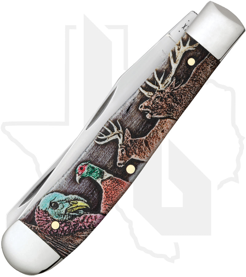 W.R. Case Sportsman Trapper 60585 - Natural Bone, Color Wash, Smooth (6254 SS)