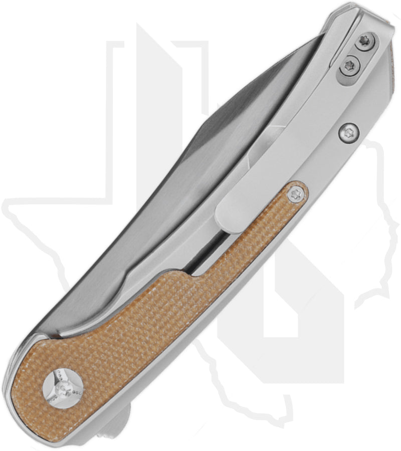 CRKT Padawan 6070 - Brown Micarta Overlays