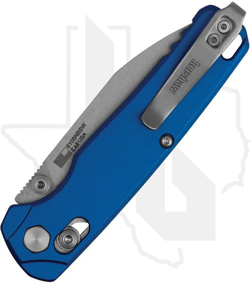 Kershaw Bel Air 6105NBSW - Blue Aluminum, Stonewashed
