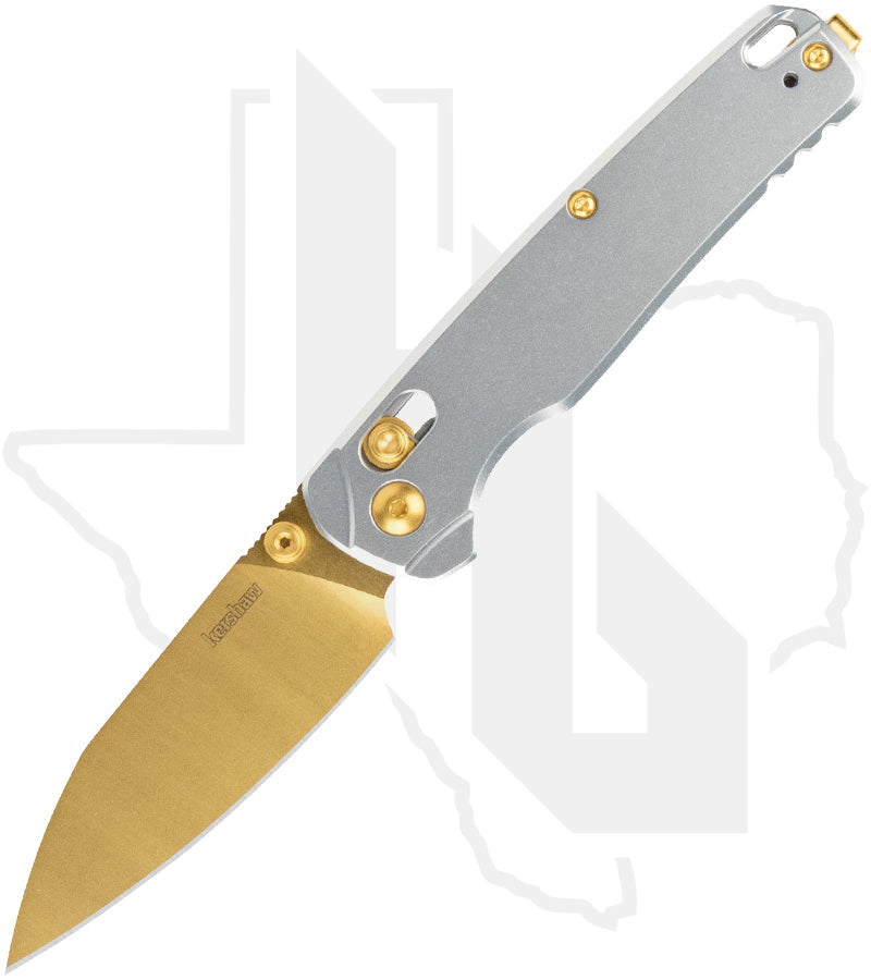 Kershaw Bel Air 6105RAWGLD - Raw Aluminum, Gold