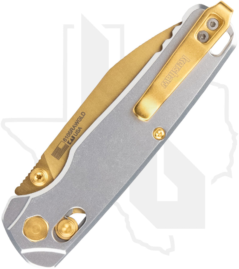 Kershaw Bel Air 6105RAWGLD - Raw Aluminum, Gold