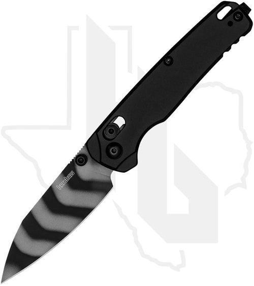 Kershaw Bel Air 6105TS - Black Aluminum, Tiger Stripe
