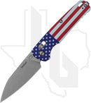 Kershaw Bel Air 6105USA - USA Flag Aluminum, Stonewashed