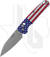 Kershaw Bel Air 6105USA - USA Flag Aluminum, Stonewashed