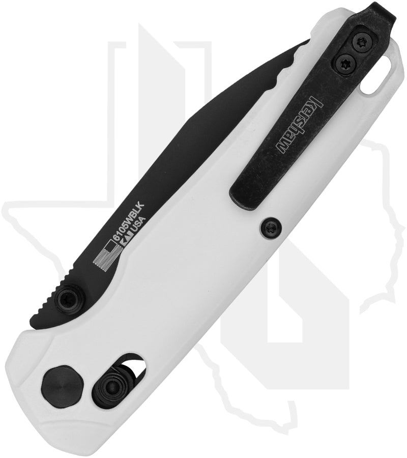 Kershaw Bel Air 6105WBLK - Trooper White, Black Blade